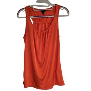 Women's Banana Republic Orange Silky Feel Racerback Camisole Tank Top | Size XS